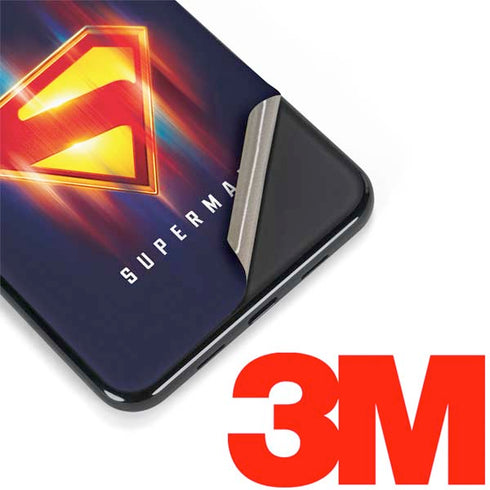 Superman 2025 Energy Shield Neon Emblem Google Pixel 3a XL Skin